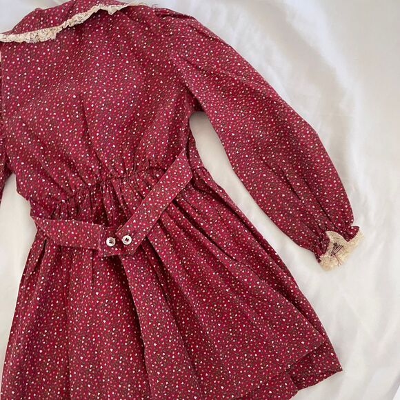 Girls Vintage 70s Miss Quality Prairie‎ Style Dress - Picture 9 of 9
